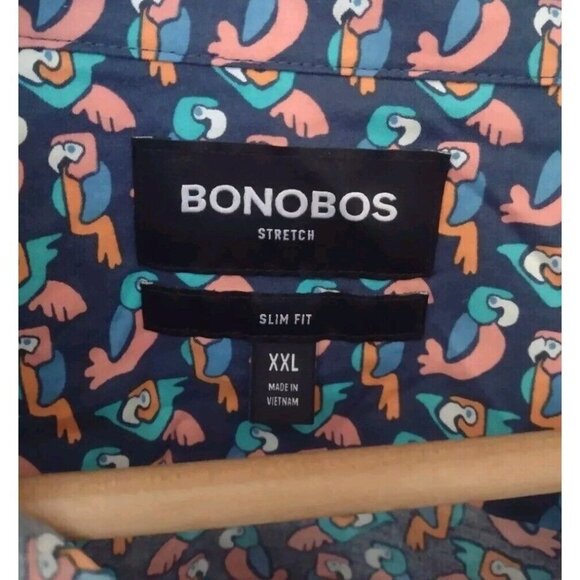 Bonobos Button Up S/S Shirt Parrots - Picture 5 of 9